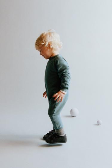 PLUSH PLAIN JUMPSUIT - Greenish by Zara