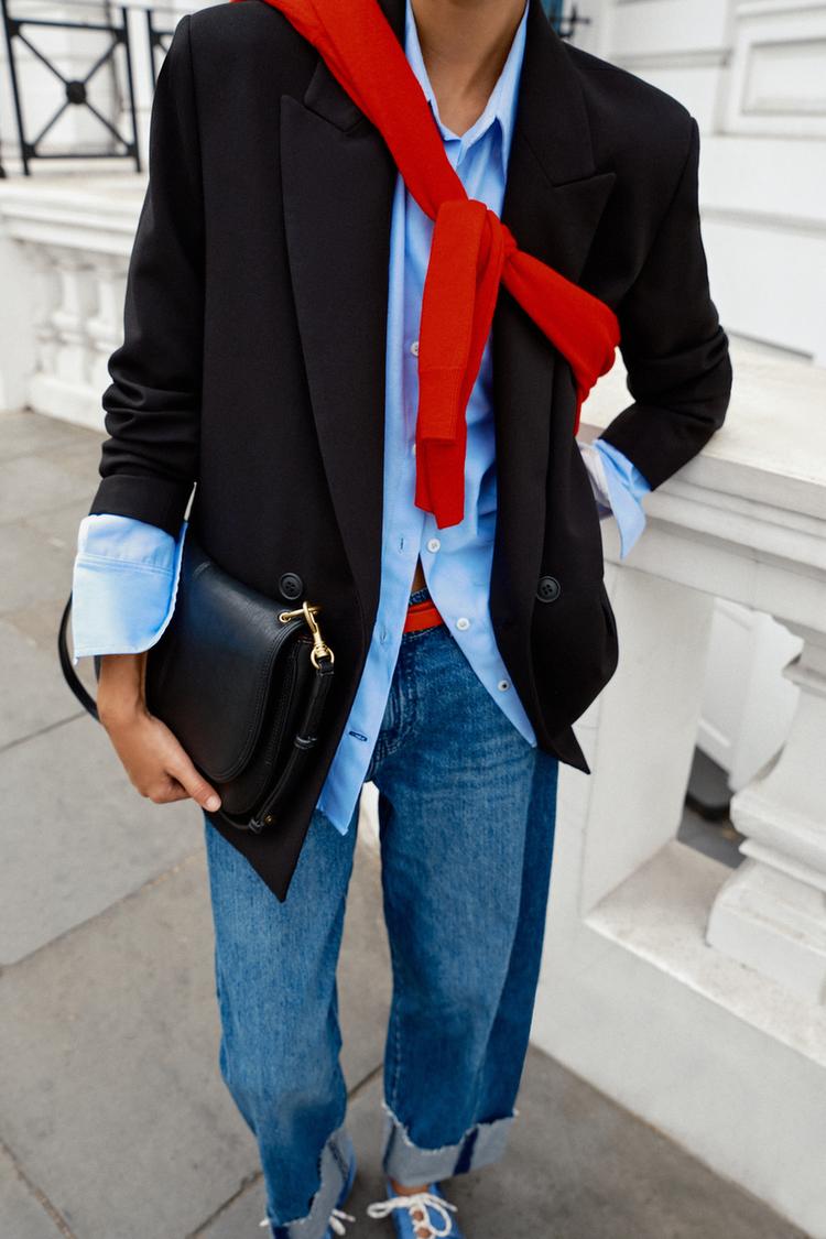 Blazer cruzado de corte oversize 4