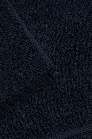 TAPIS DE BAIN COTON ANTIDÉRAPANT - Bleu encre de Zara - Image 3