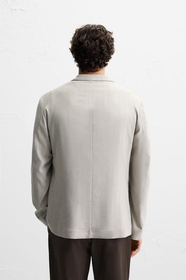 RELAXED FIT BLAZER - Grey by Zara - Image 2