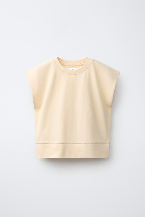 PLAYERA LISA HEAVY WEIGHT - Crudo de Zara - Imagen 0