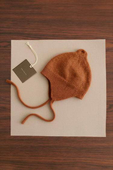 ZARA TIMELESS - MŨ TRÙM ĐẦU CASHMERE - Kẹo Toffee từ Zara