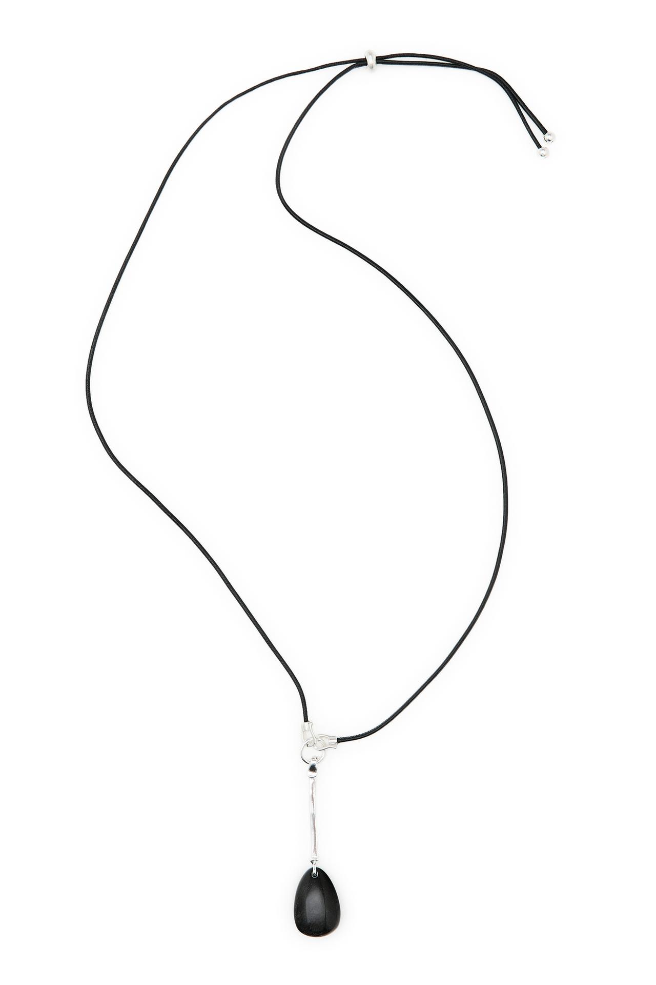LONG SEED NECKLACE - LIMITED EDITION — Black
