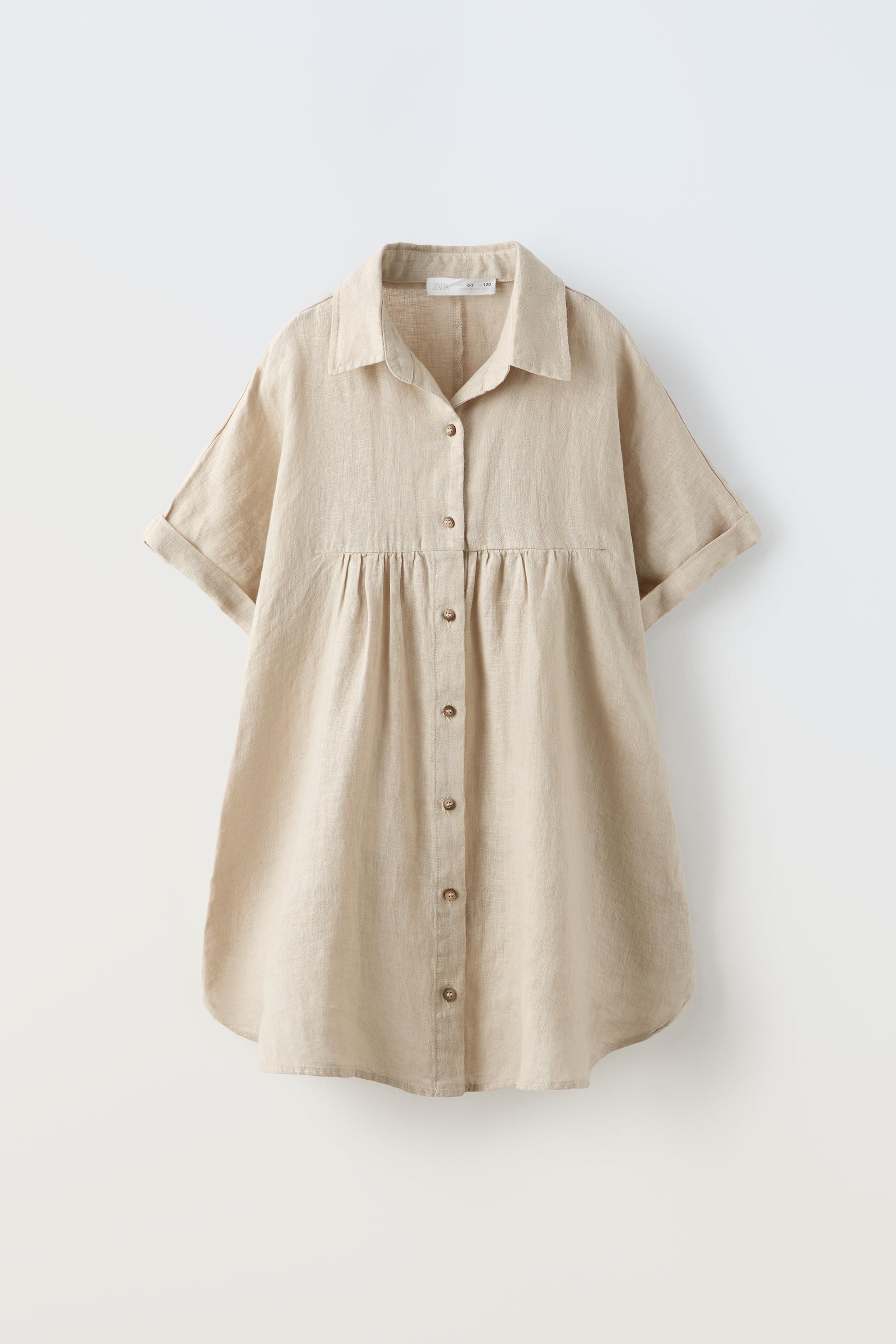 Zara button up outlet dress