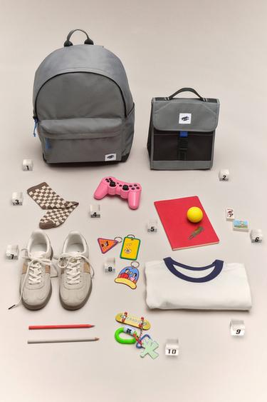 SAC À DOS SCOLAIRE BASIQUE - Gris de Zara - Image 0