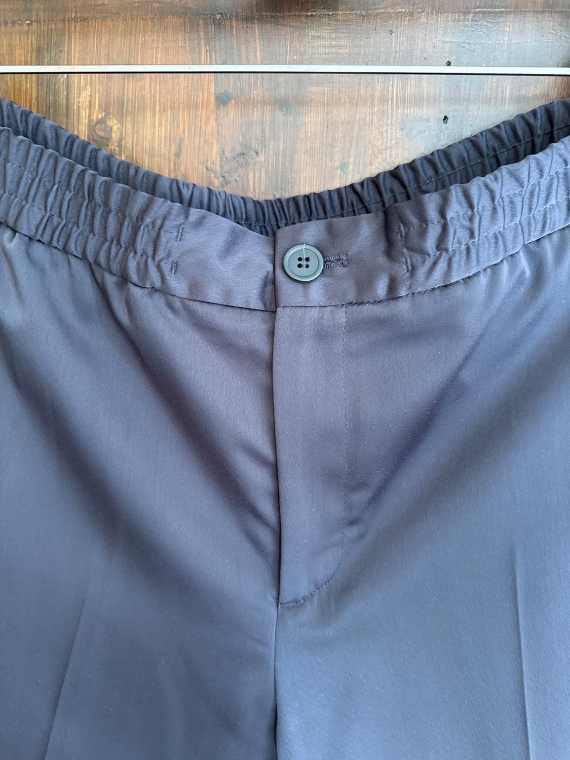 JOGGER WAIST SATIN TROUSERS - Image 2
