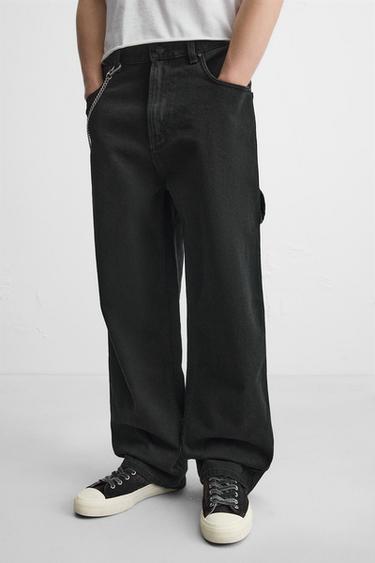 PANTALON À POCHE CARPENTIER - Noir de Zara - Image 5