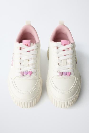 HELLO KITTY © SANRIO SNEAKERS - White by Zara - Image 3