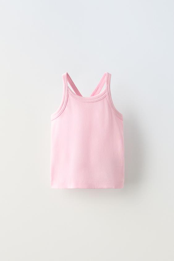 RIB TOP - Pink | ZARA United States