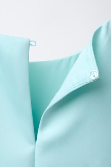 ROBE SATINÉE FLOW FANTAISIE - Turquoise de Zara - Image 3