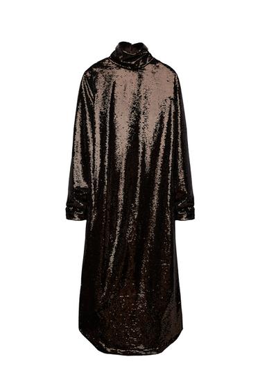 SEQUIN KNIT DRESS