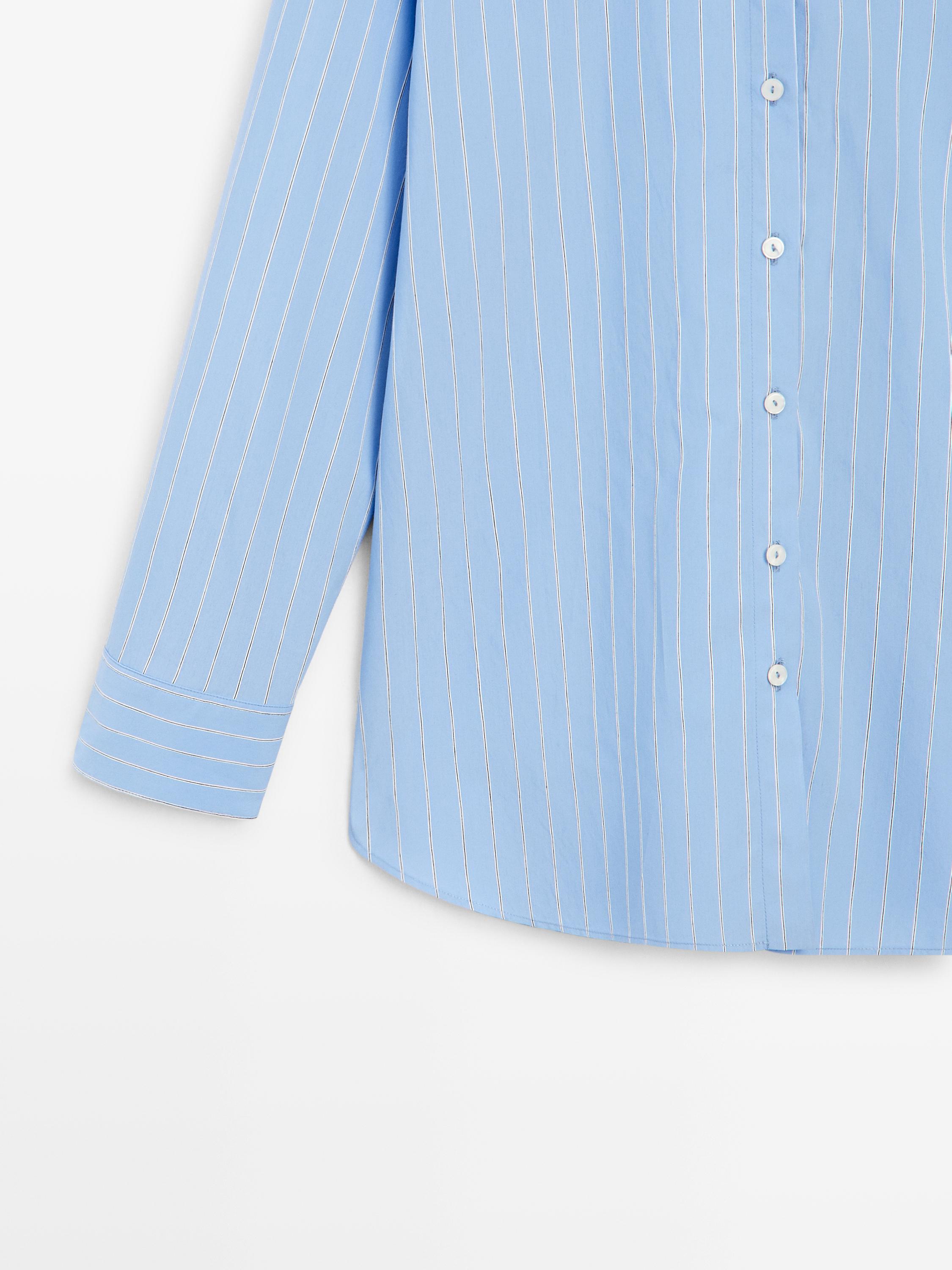 Chemisier ample à rayures