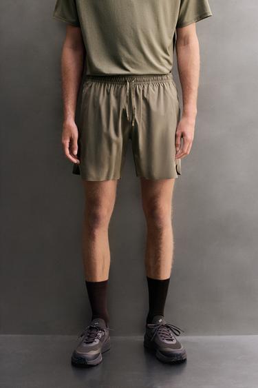 BASIC TRAINING SHORTS - Light green by Zara