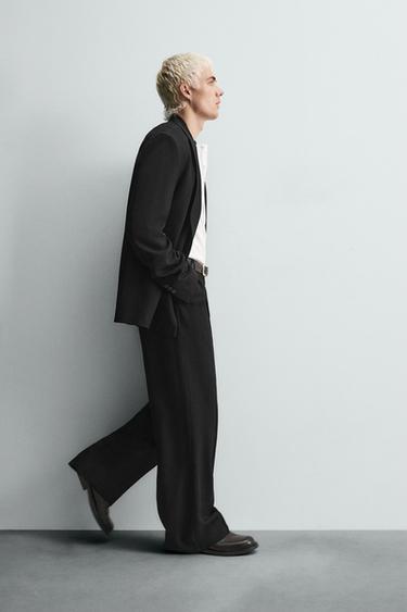 LIMITED EDITION SUIT TROUSERS - Black by Zara - Image 6