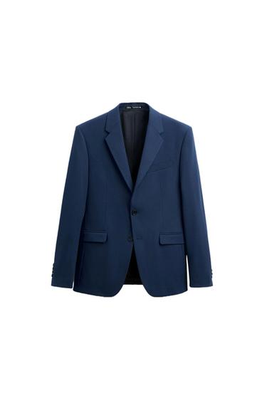 BLAZER TRAJE ESTRUCTURA - Azul tinta de Zara