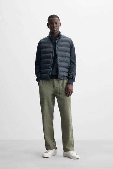 LIGHTWEIGHT PUFFER GILET - Navy blue by Zara - Image 0