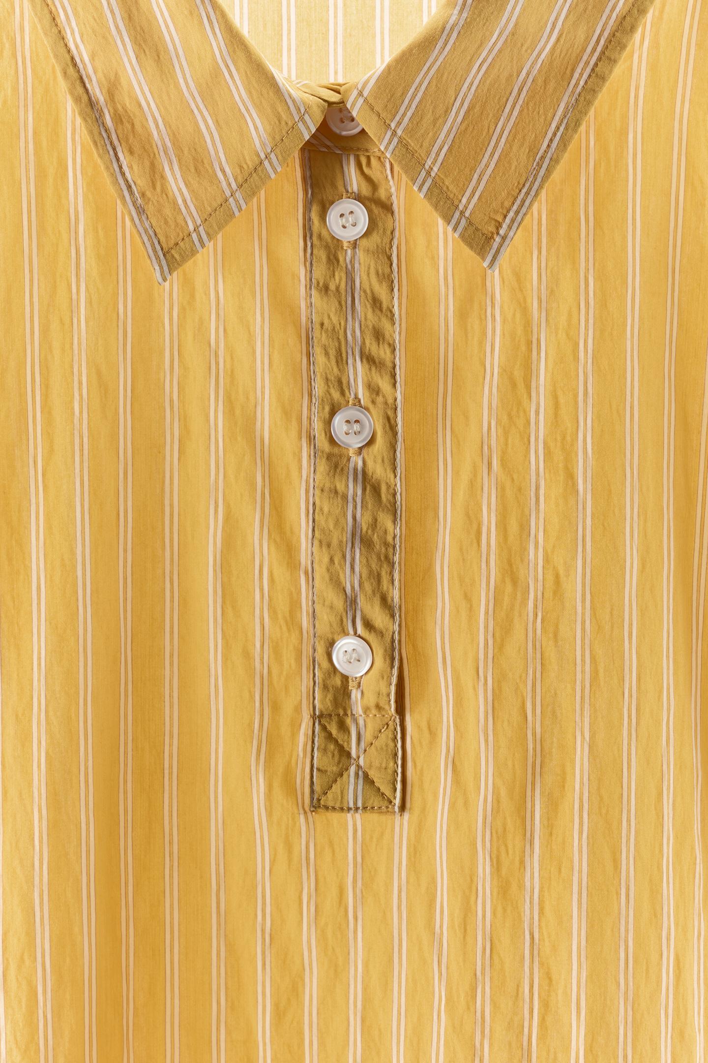 Рубашка Zara Striped Print, цвет: Жёлтый — фото 9