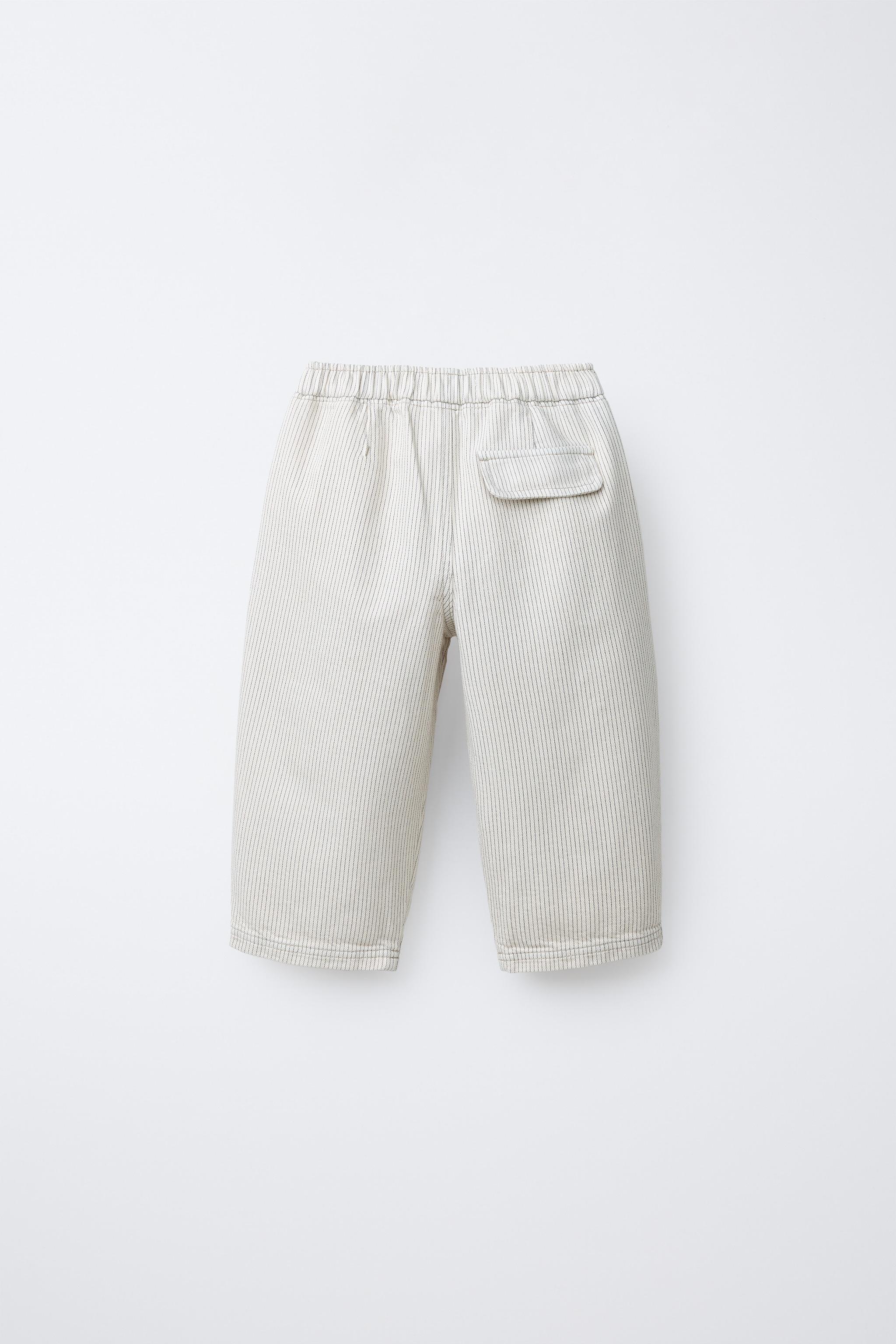 PANTALON BAGGY À RAYURES