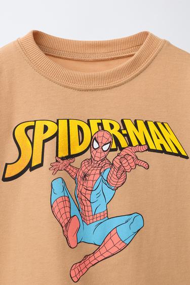 SPIDER-MAN © MARVEL PRINT T-SHIRT - Light brown by Zara