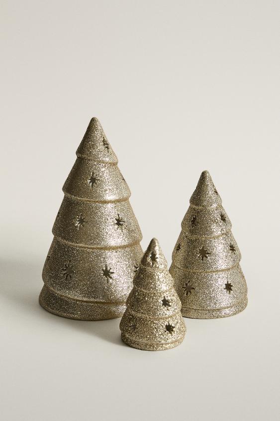 WEIHNACHTSBAUM-LEUCHTORNAMENT MITTELGROSS - Goldfarben von Zara - Bild 0