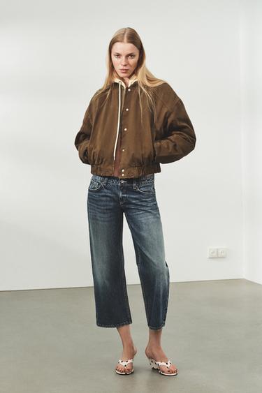 CHAQUETA BOMBER ACOLCHADA - Marrón de Zara