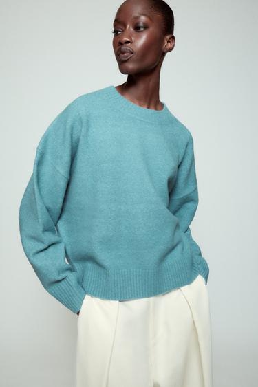 JERSEY PUNTO SOFT - Azul lavado de Zara