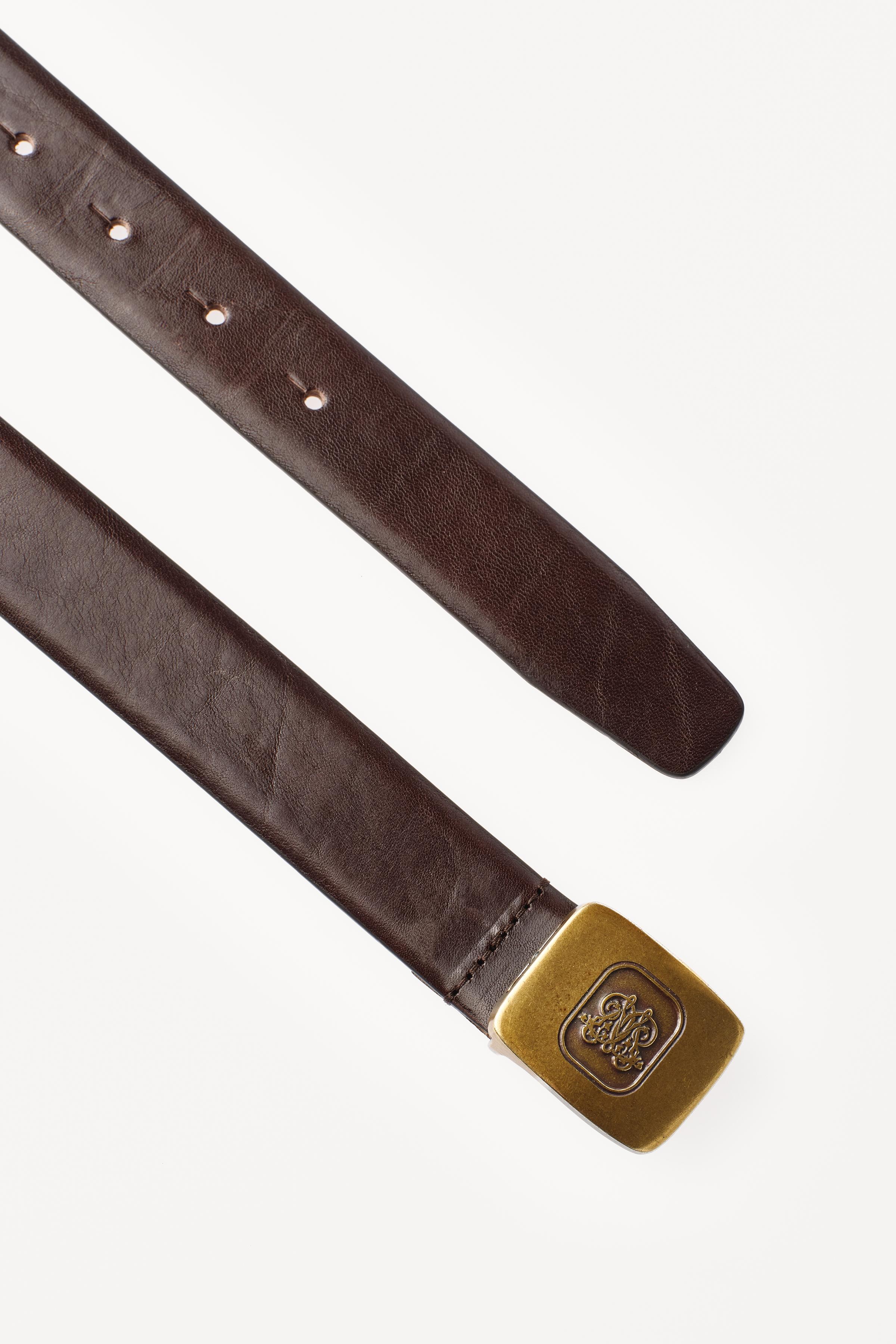 PLATE BUCKLE BELT WILLY CHAVARRIA X ZARA - Brown | ZARA United States