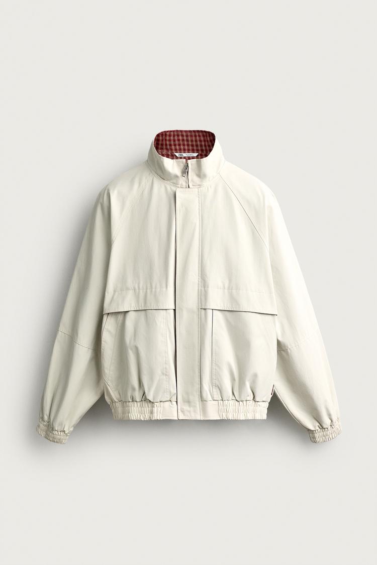CONTRAST RELAXED FIT JACKET