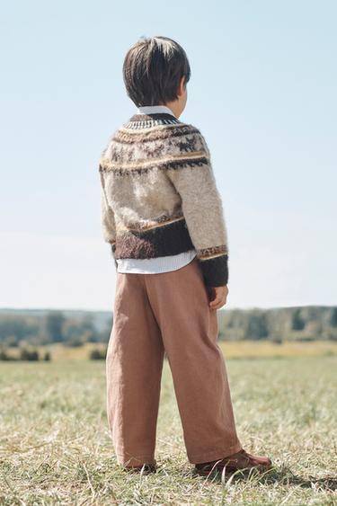 PULL IMPRIMÉ ÉDITION LIMITÉE - Kaki de Zara - Image 2