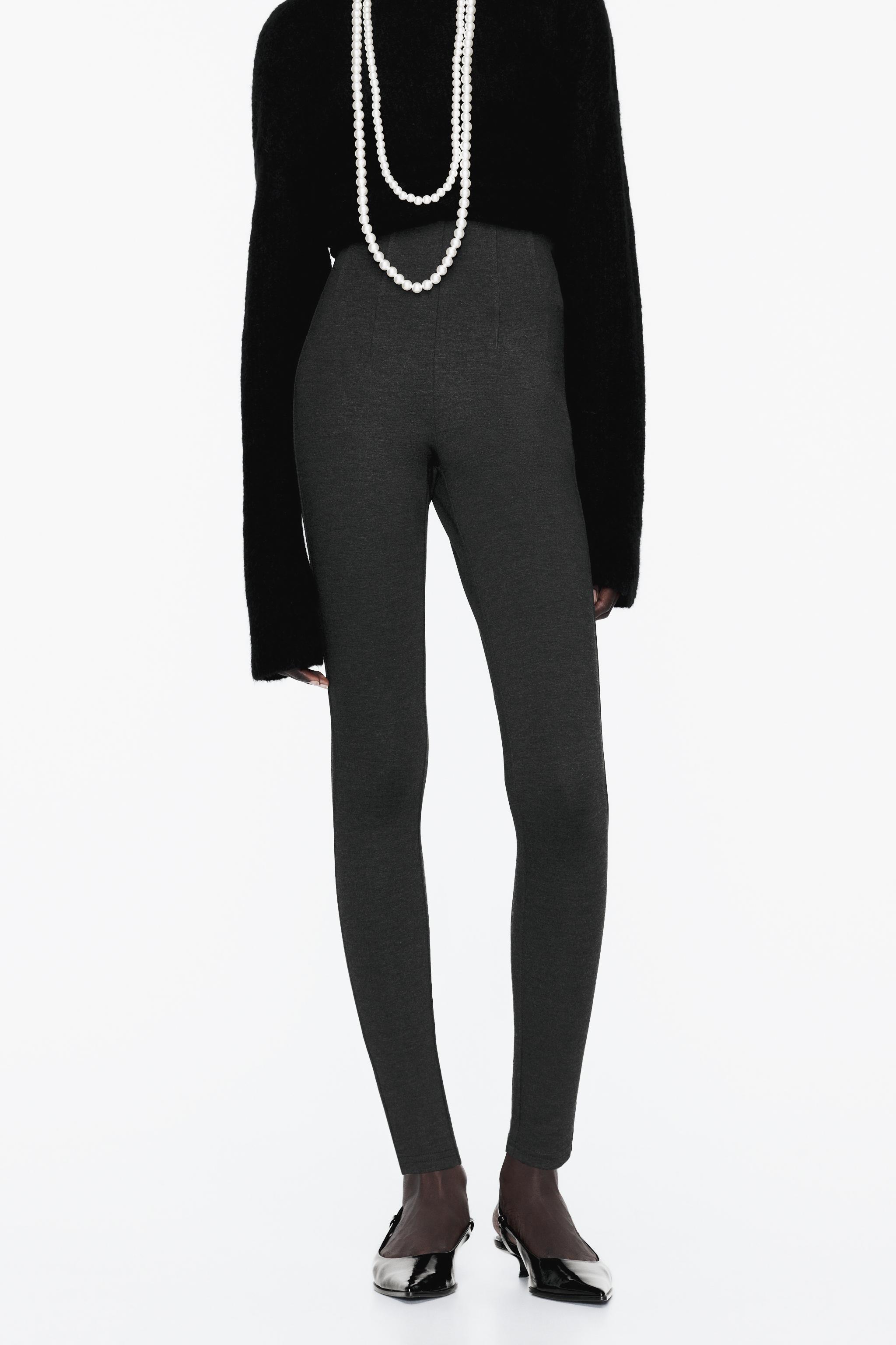 Legging taille 2025 haute zara