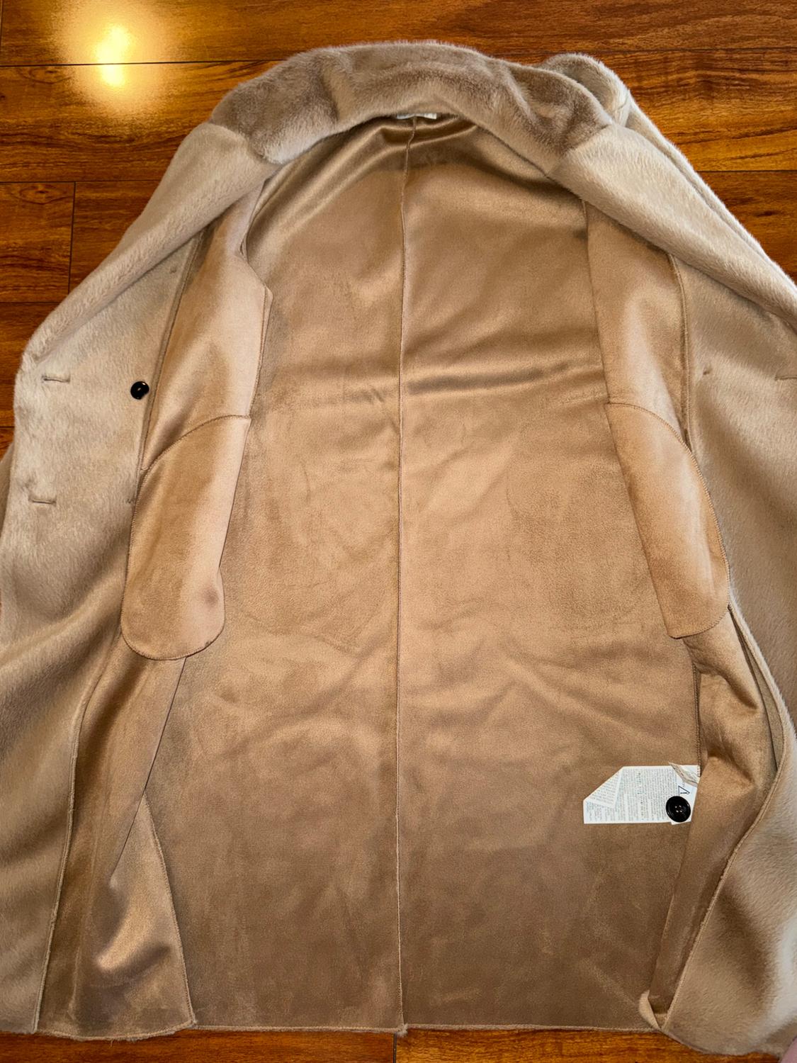 FAUX FUR TRENCH COAT - Image 3