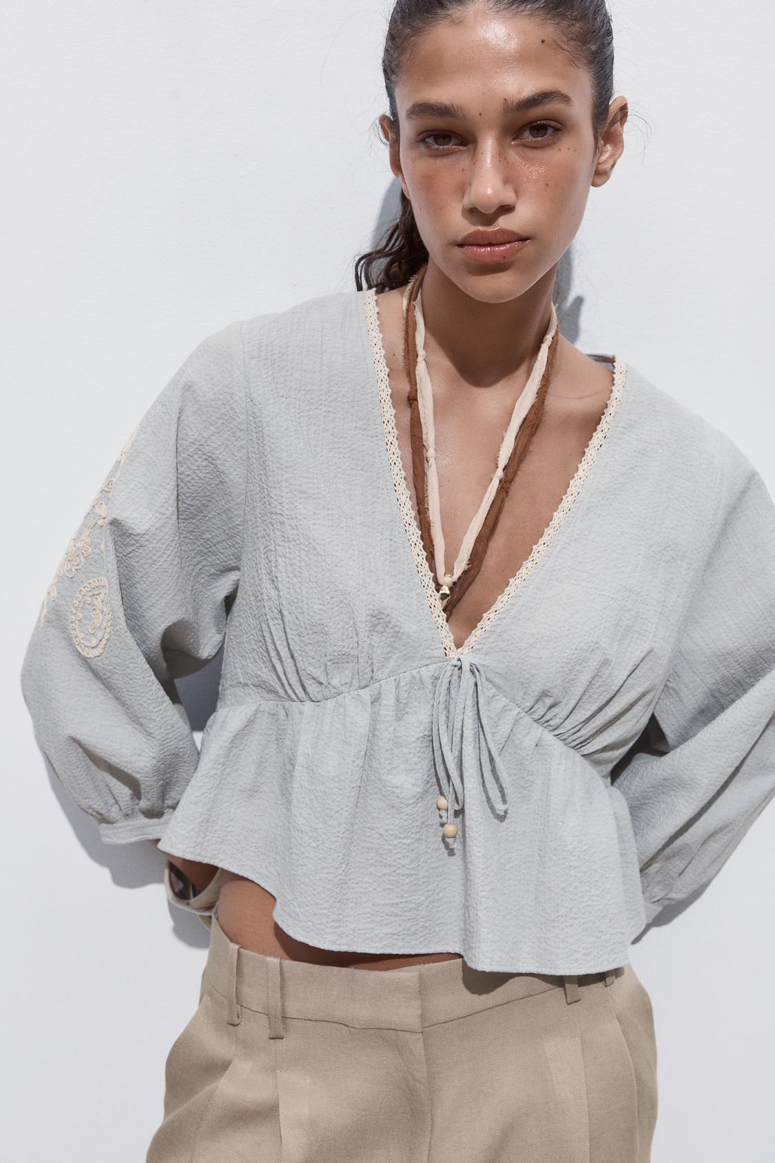 EMBROIDERED RUSTIC TOP