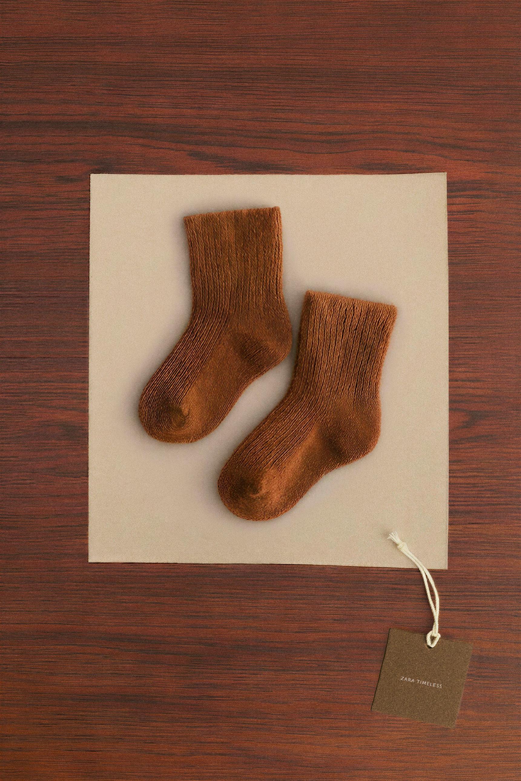 ZARA TIMELESS - CHAUSSETTES AVEC CACHEMIRE