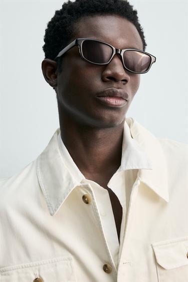 VESTE REGULAR FIT À POCHES - Blanc cassé de Zara - Image 5