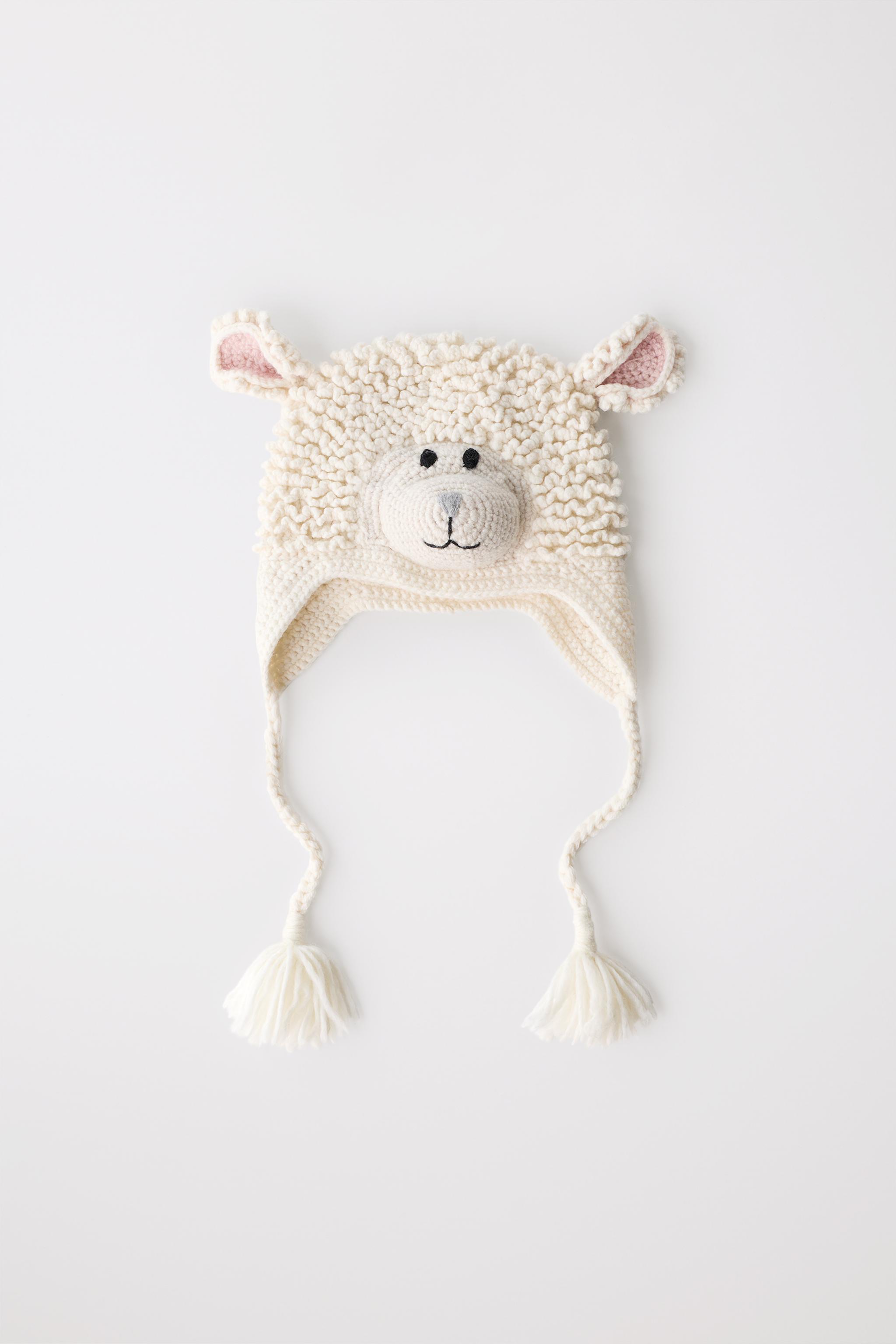 LIMITED EDITION WOOL SHEEP HAT - Ecru | ZARA United States