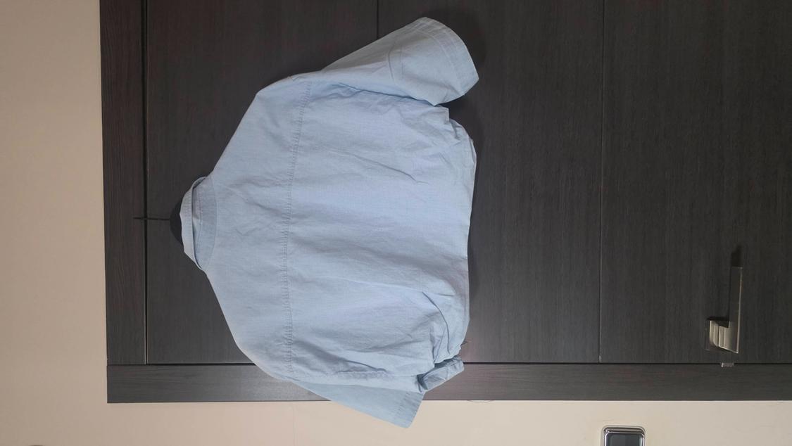 CROPPED DENIM SHIRT - Image 3