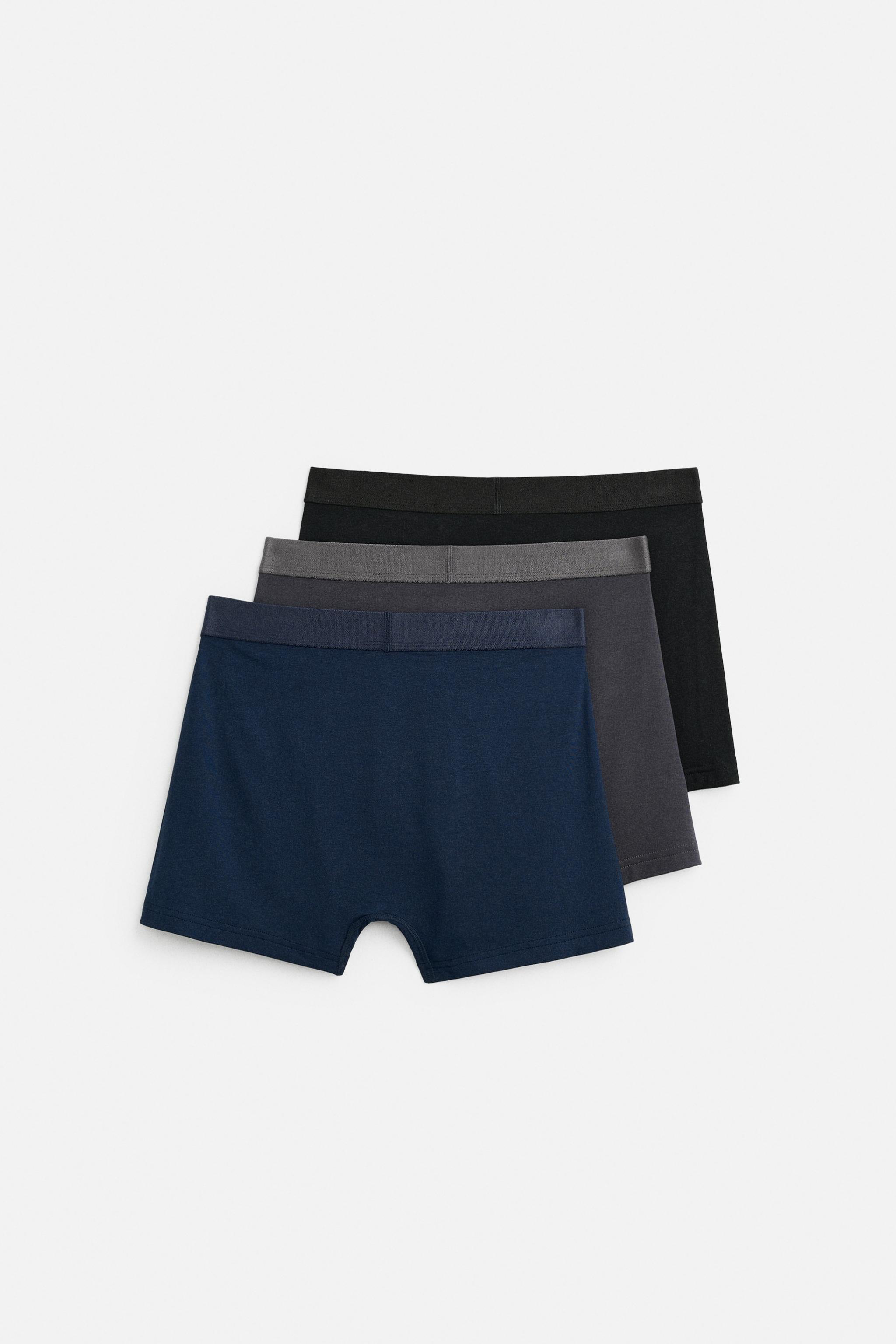 MODAL BLEND BOXER SHORTS 3-PACK - various | ZARA Singapore MODAL BLEND BOXER SHORTS 3-PACK - various | ZARA Singapore