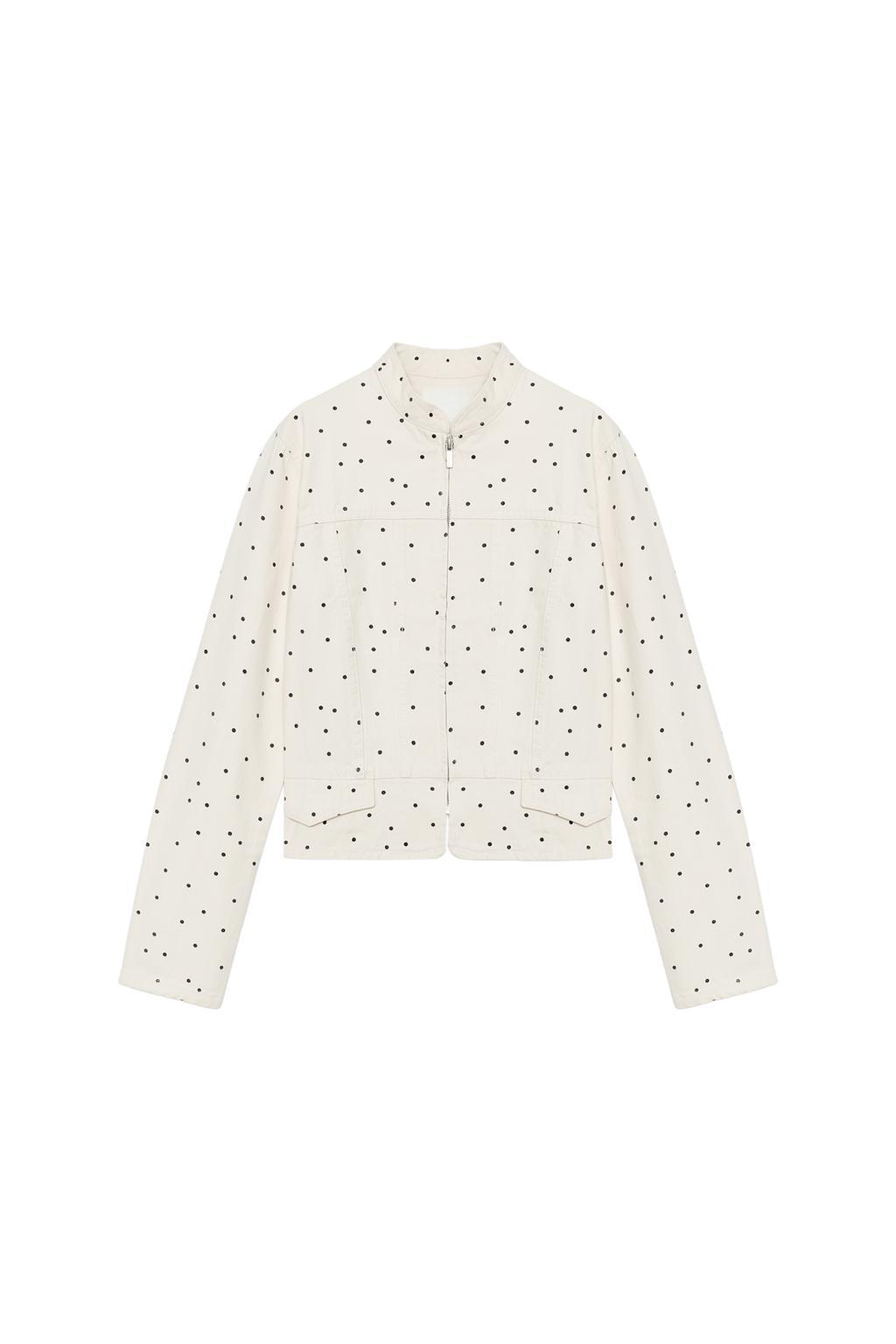 POLKA DOT FITTED JACKET