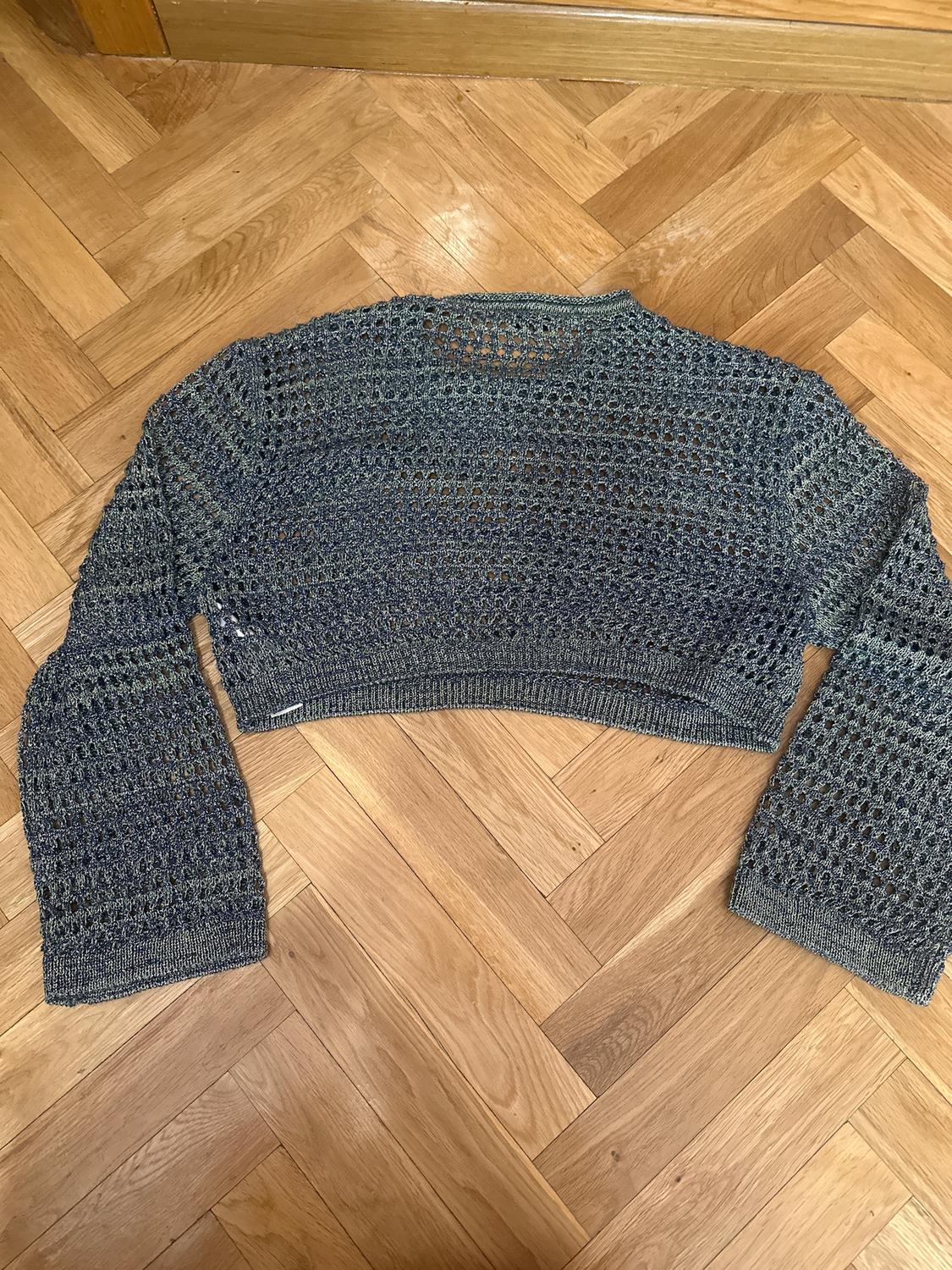 KNIT CROP TOP WITH METALLIC THREAD - Image 2