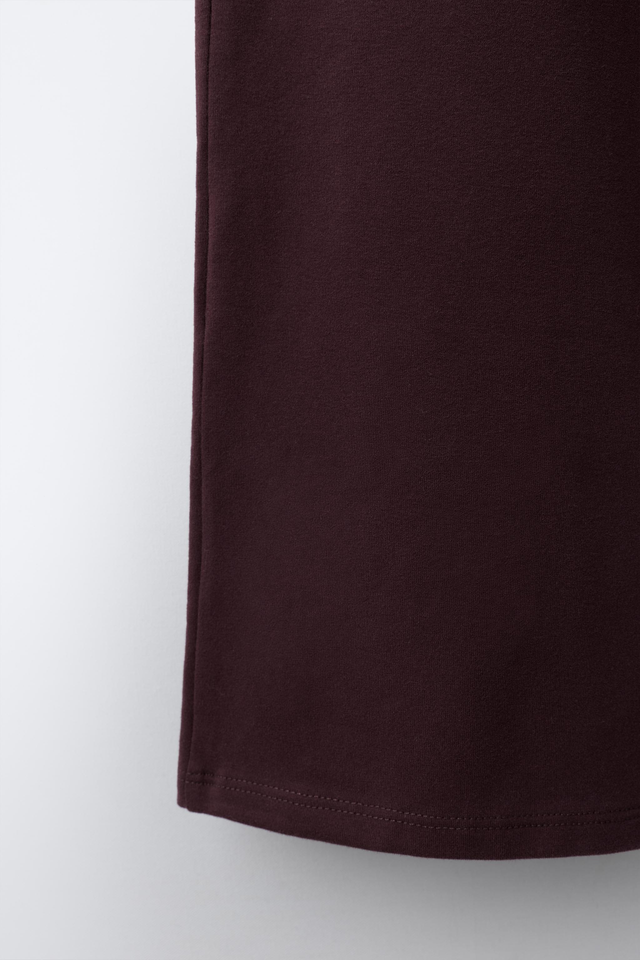 PANTALON WIDE LEG À REVERS
