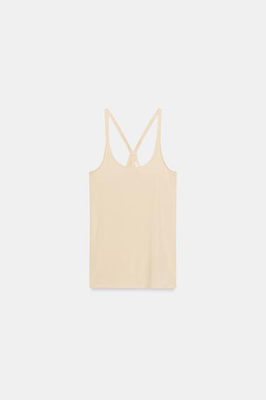 RIBBED T-SHIRT - Yellow by Zara - Image 0