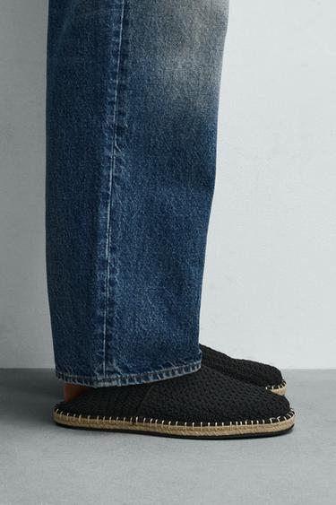 GIÀY VẢI DỆT KIM ĐẾ BỆN - Đen từ Zara - Hình ảnh 0