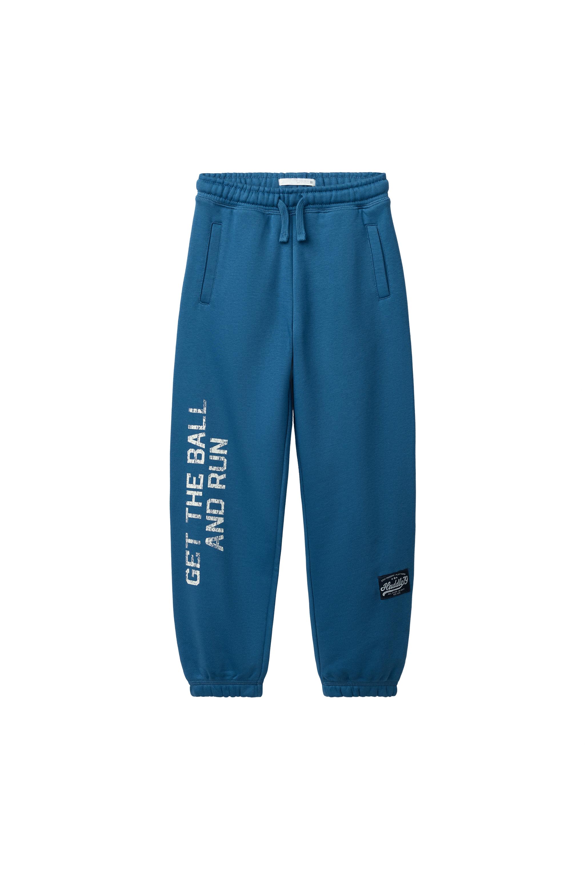 テキストタグジョガーパンツ - 濃青 | ZARA Japan / 日本