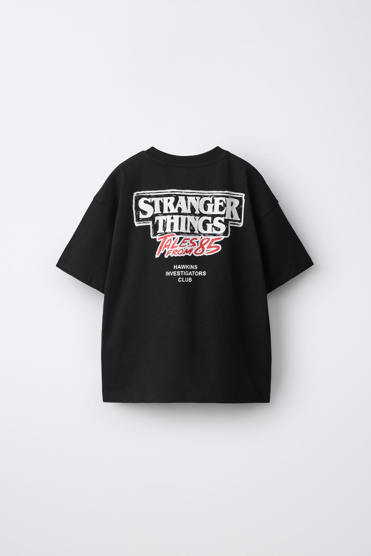 STRANGER THINGS © NETFLIX PRINT T-SHIRT — Anthracite grey