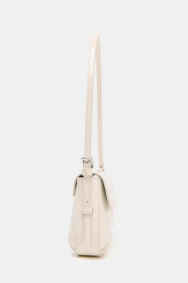 FLAP SHOULDER BAG - white by Zara - Image 5