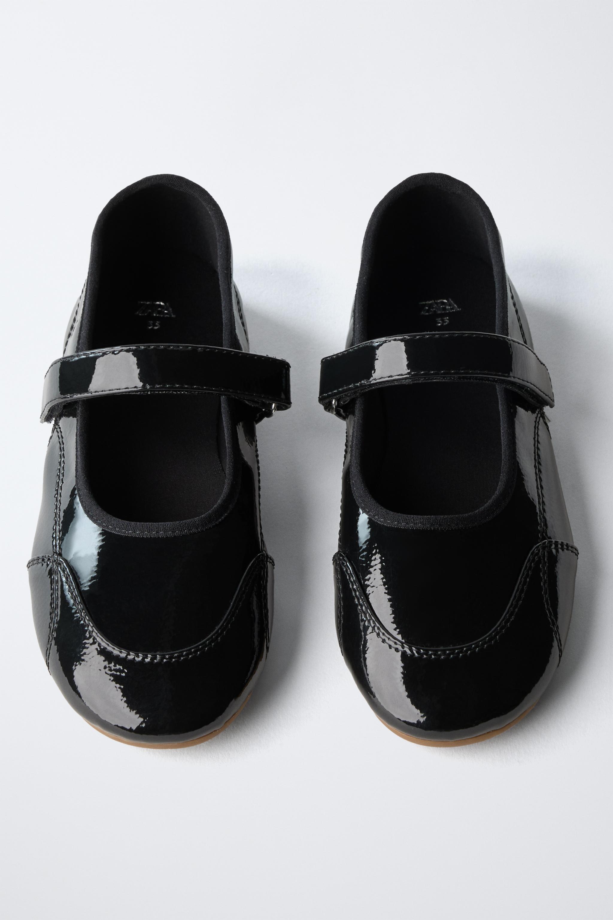 ZARA スポーティーバレリーナ 38 新品 スポーティバレリーナ - ブラック | ZARA Japan / 日本