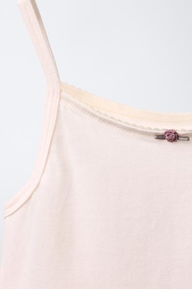 2-6/ 2-PACK OF FLORAL VEST TOPS - Multicoloured by Zara - Image 3