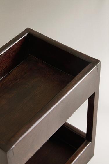 PETIT MEUBLE DE RANGEMENT - Marron foncé de Zara - Image 2