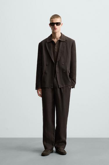 TRAJE 100 % LINO -  de Zara