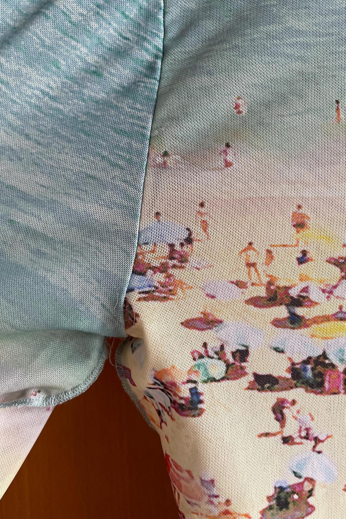 PRINTED TULLE TOP - Image 2